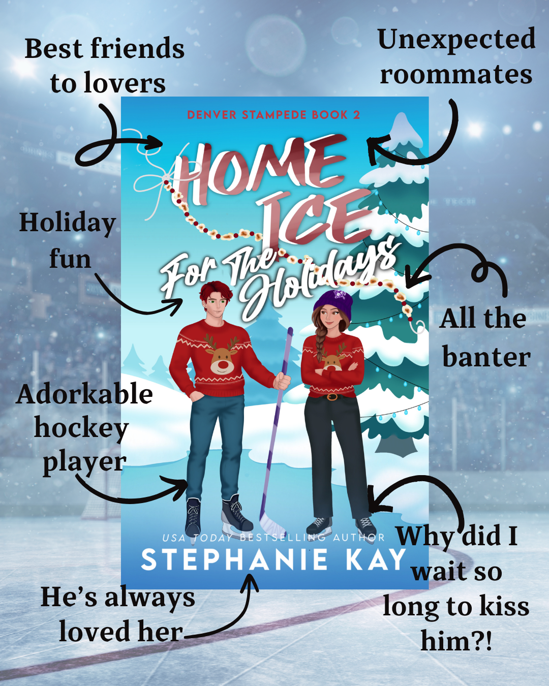 Home Ice for the Holidays (Denver Stampede #2, novella)